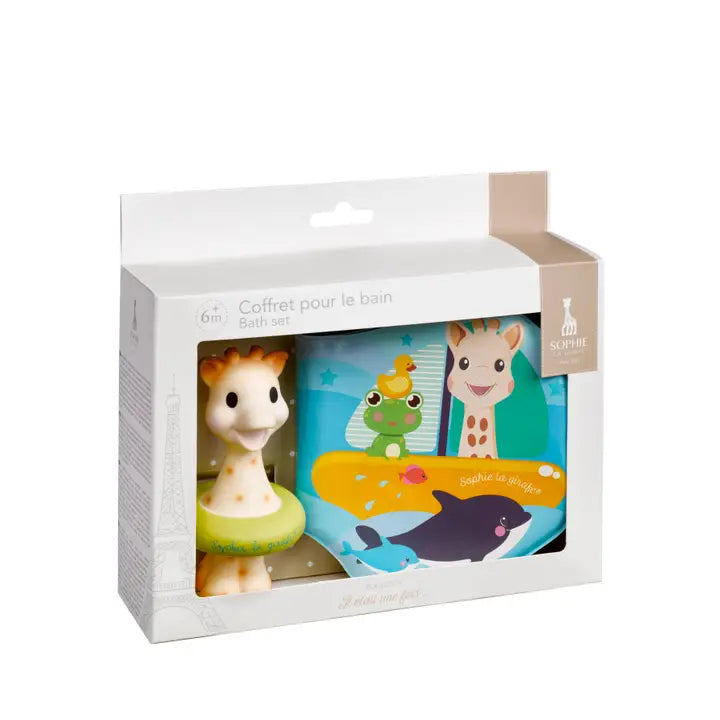 Sophie la girafe bath set