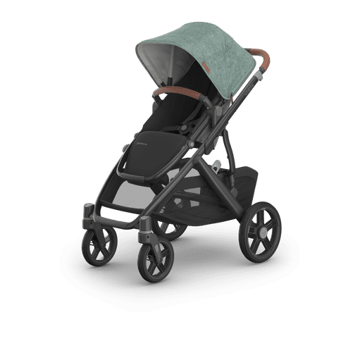 **DAMAGED BOX** UPPAbaby Vista V3 Stroller with Bassinet - Gwen (Green Melange/Carbon)