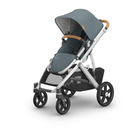 BABY EXPO - UPPAbaby Vista V3 Stroller with Bassinet - Callum (Stone Blue/Silver)
