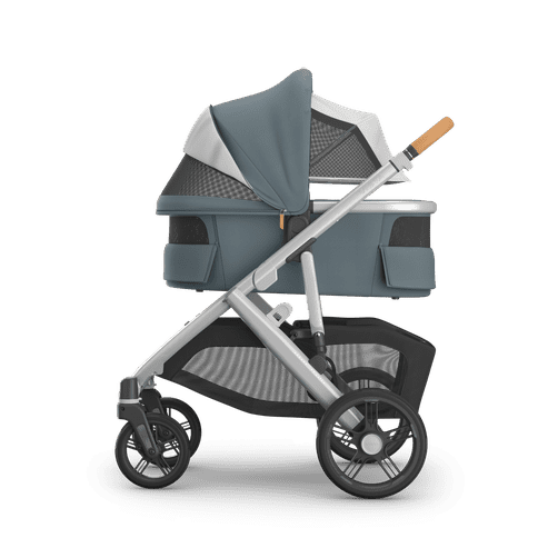 BABY EXPO - UPPAbaby Vista V3 Stroller with Bassinet - Callum (Stone Blue/Silver)