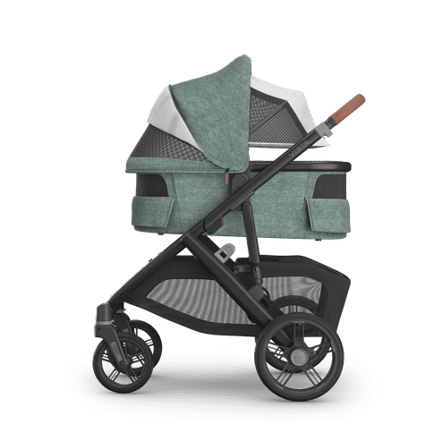 **DAMAGED BOX** UPPAbaby Vista V3 Stroller with Bassinet - Gwen (Green Melange/Carbon)