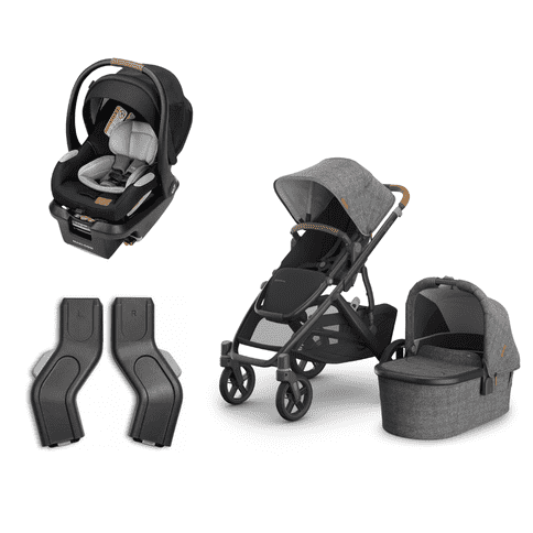 UPPAbaby Vista V3 Stroller, Maxi Cosi Mico Luxe Capsule and Base Bundle