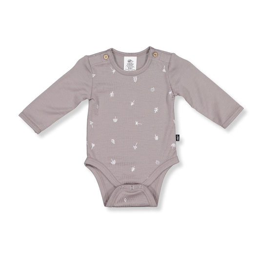 Little Flock of Horrors Riley Bodysuit Taupe Nature