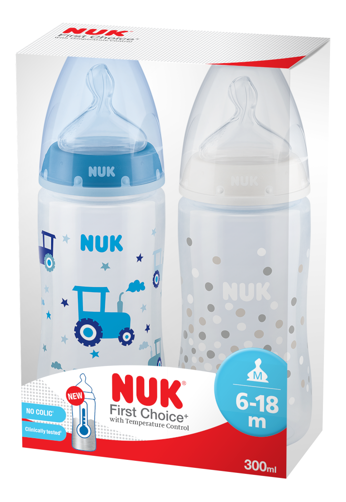 NUK First Choice Plus Twin Set with temperature control 6-18 months