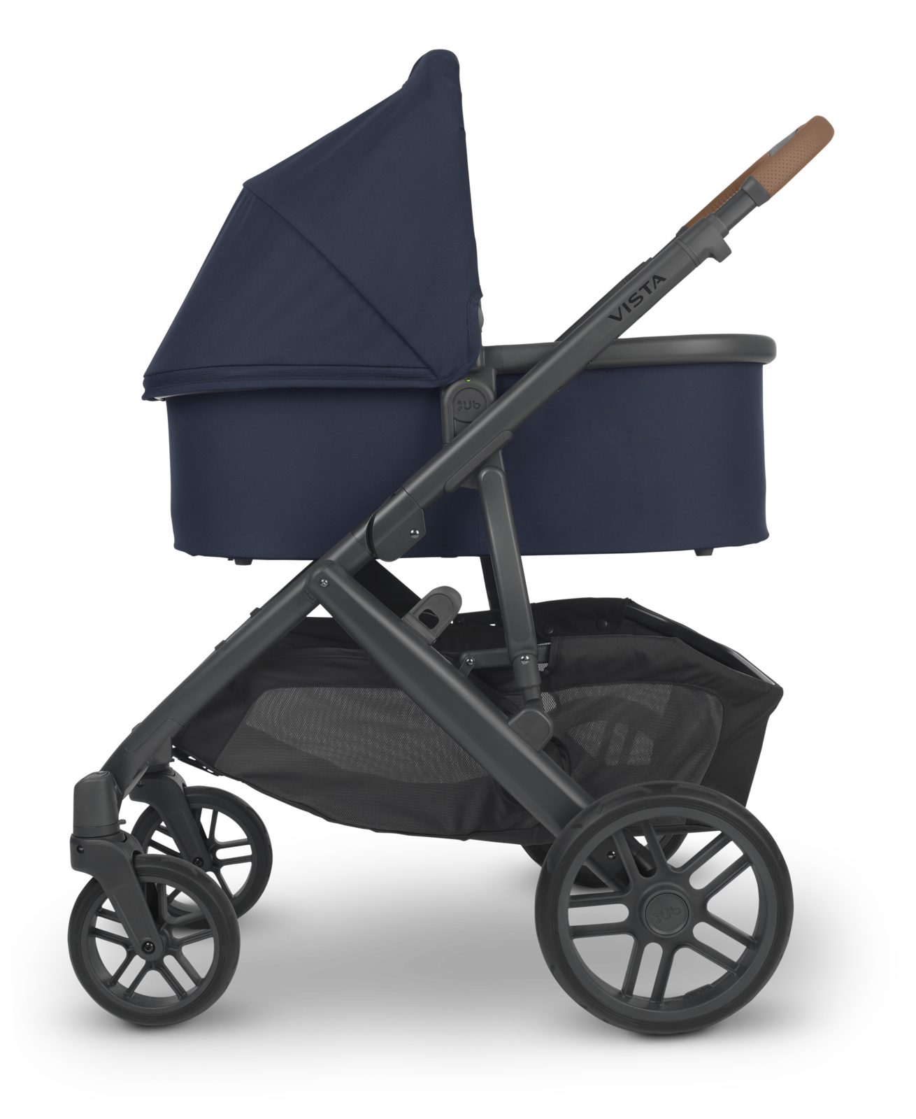 UPPAbaby Vista V2 Stroller - Navy + Carbon Frame (Noa)