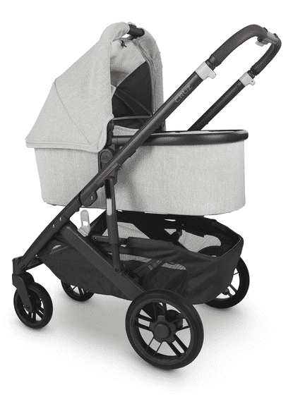 UPPAbaby V2 Bassinet - White And Grey Chenille (Anthony)