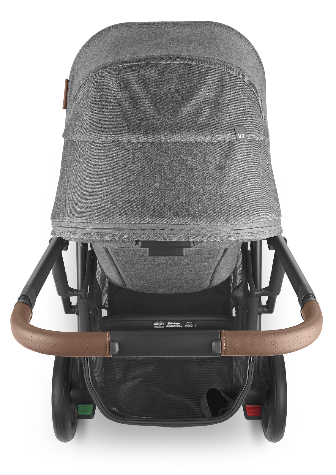 UPPAbaby Cruz V2 - Charcoal Melange + Carbon Frame (Greyson)