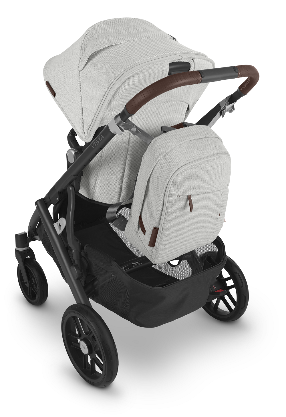 UPPAbaby - Changing Backpack  Anthony (White & Grey Chenille/Chestnut Leather)