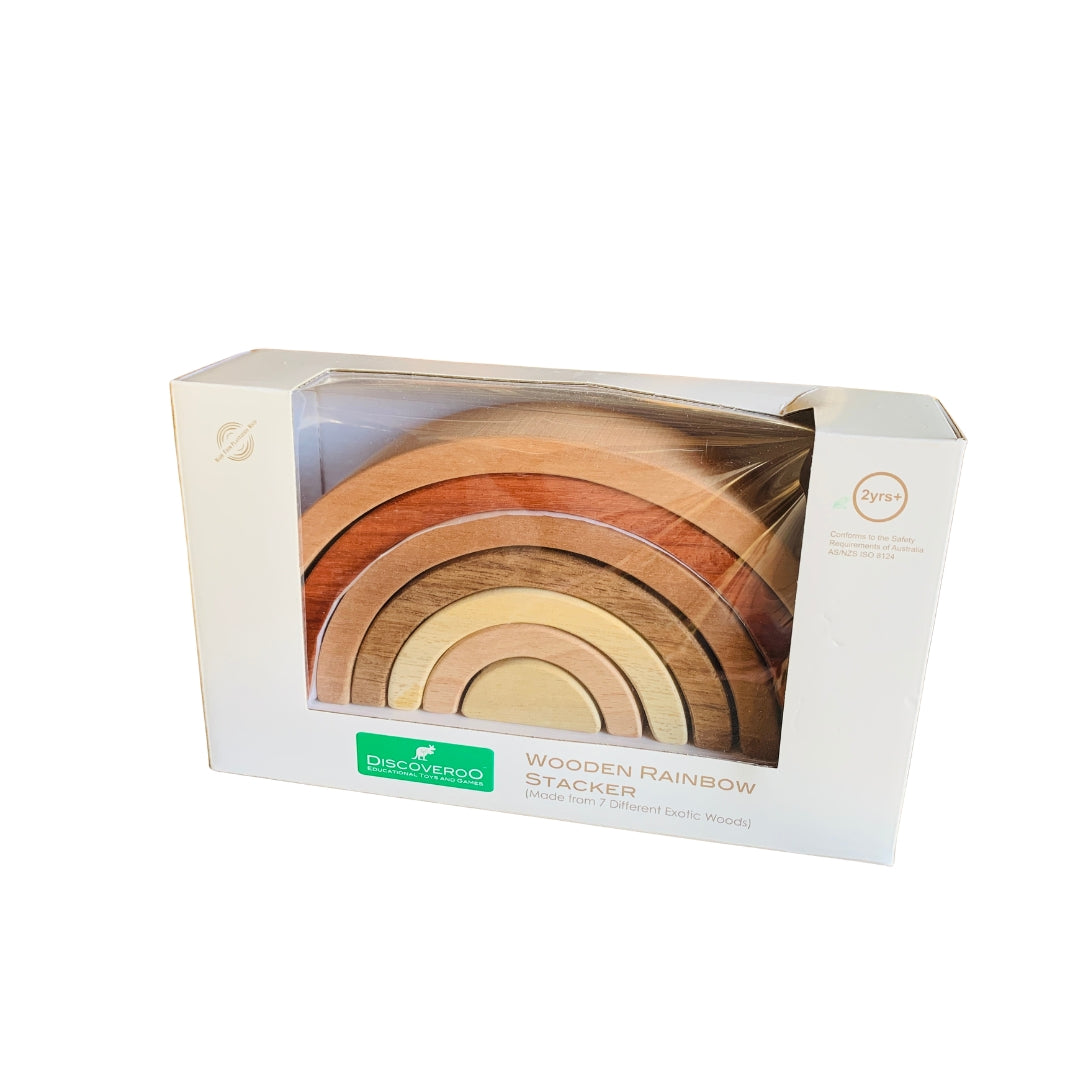 Discoveroo Exotic Wood Large Stacking Rainbow