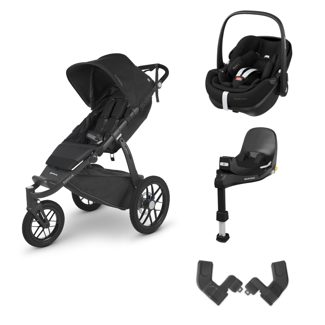 Baby EXPO - UPPAbaby RIDGE Stroller + Maxi Cosi Pebble 360 Pro Bundle