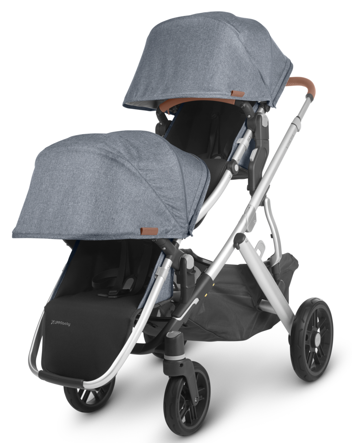 UPPAbaby Vista V2 Rumbleseat - GREGORY (Blue Melange/Silver)