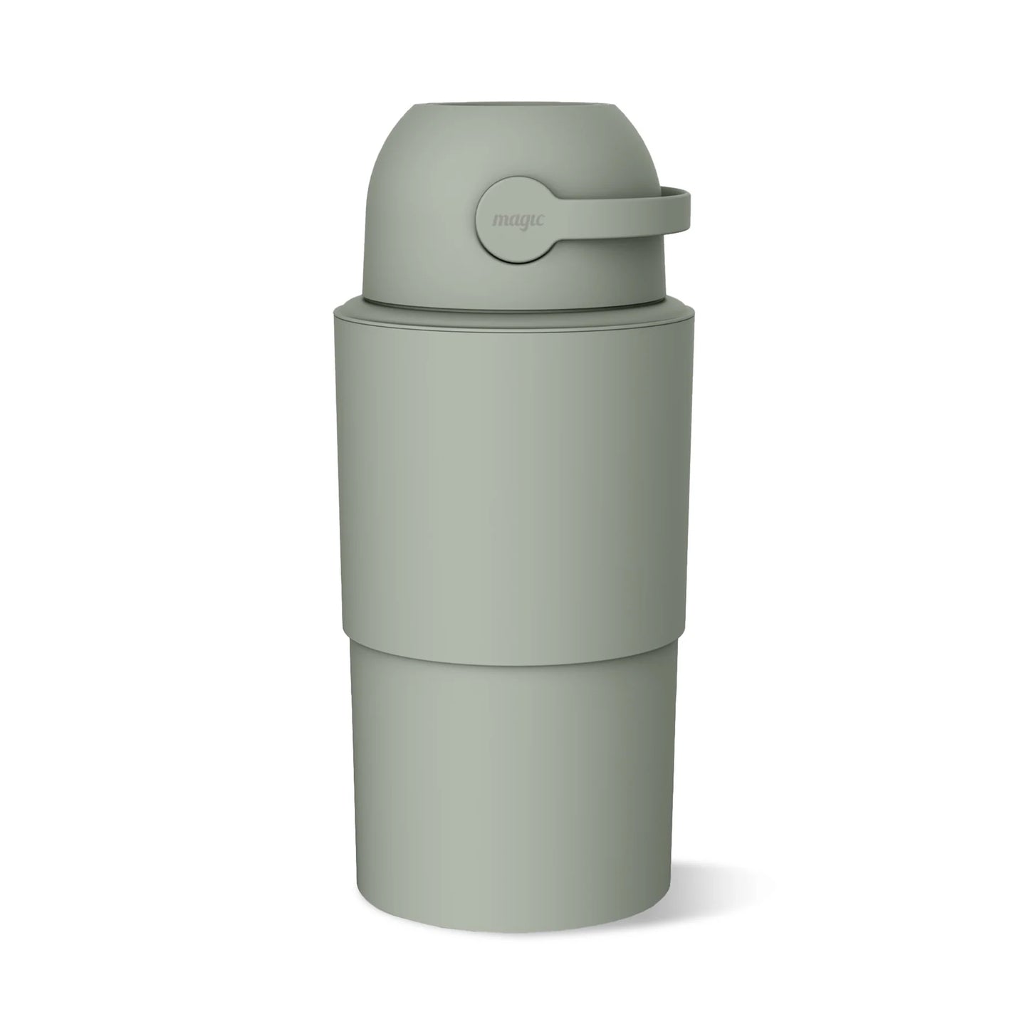 Magic Heka L Telescopic Nappy Bin - Lichen on a white background