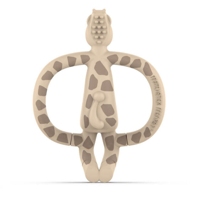 Giraffe Silicone Teething Toy in gift pack.