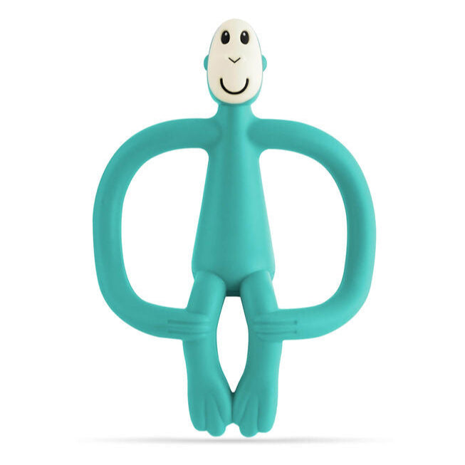 Bright Green Silicone Monkey Teething Toy