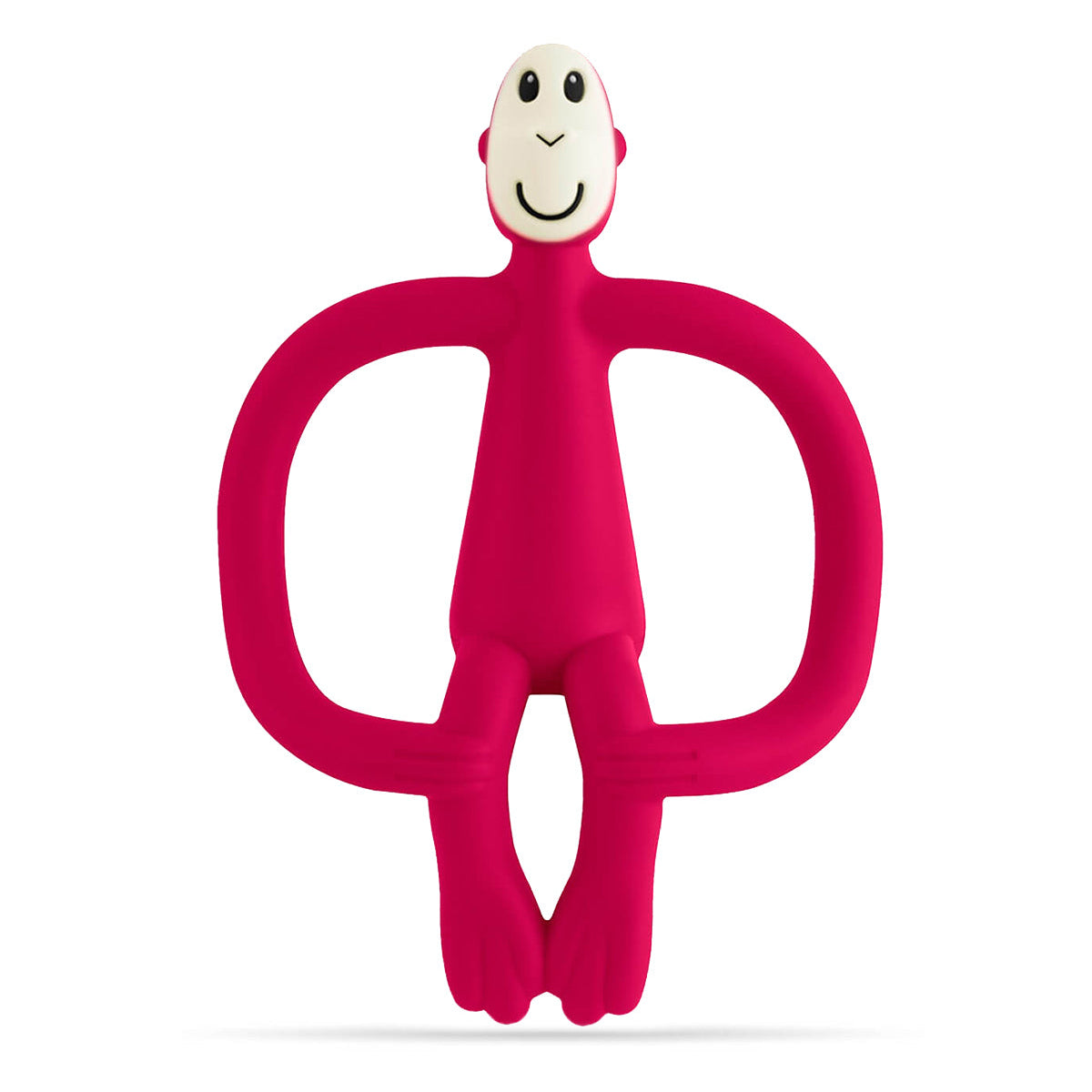 Rubin Red Silcone Monkey Teething Toy