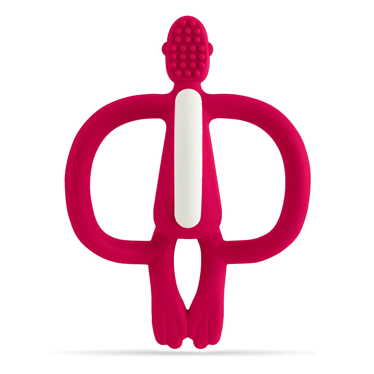 Rubin Red Silcone Monkey Teething Toy