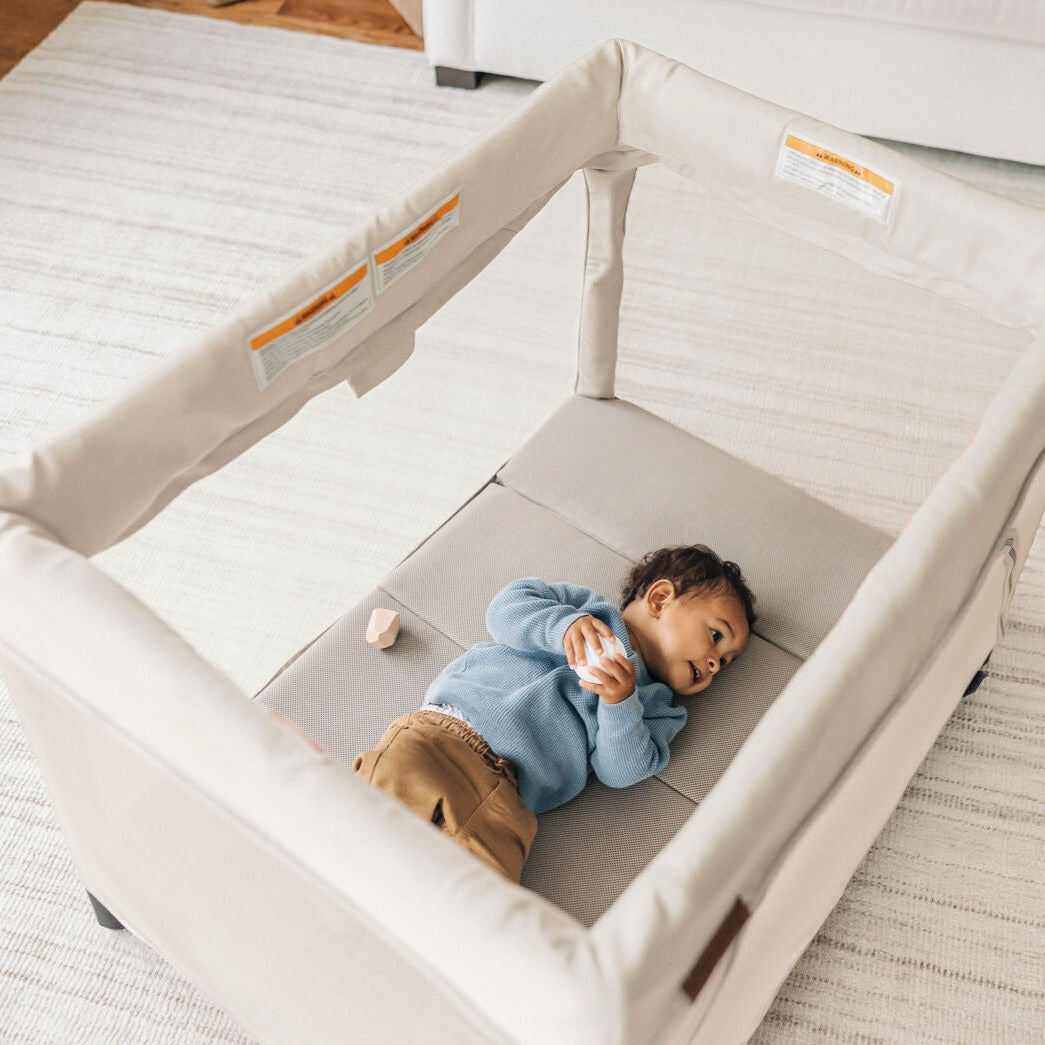 Baby EXPO: UPPAbaby Remi Portacot - Charlie (Sand Melange)