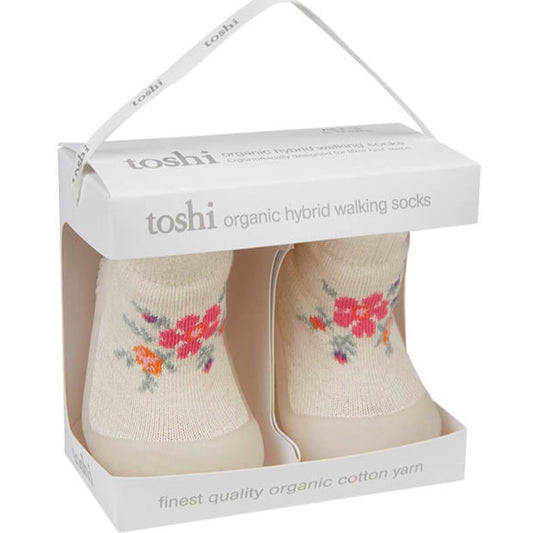 Toshi Organic Hybrid Walking Socks Jacquard Louisa