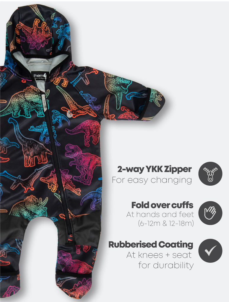 Therm All-Weather Onesie Neon Dino