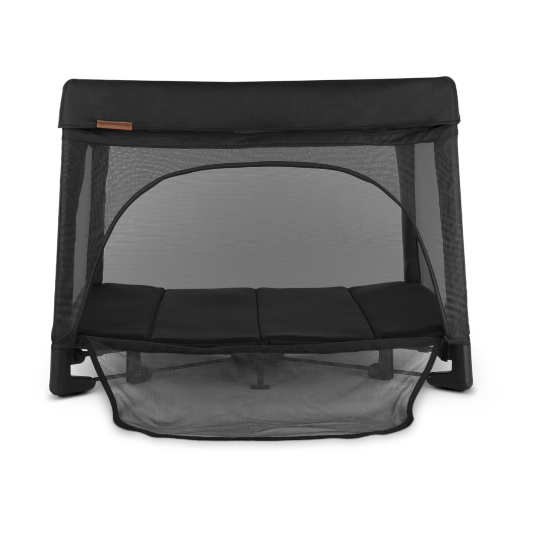 UPPAbaby Jake (black/charcoal) port a cot or travel cot for babies and toddlers.