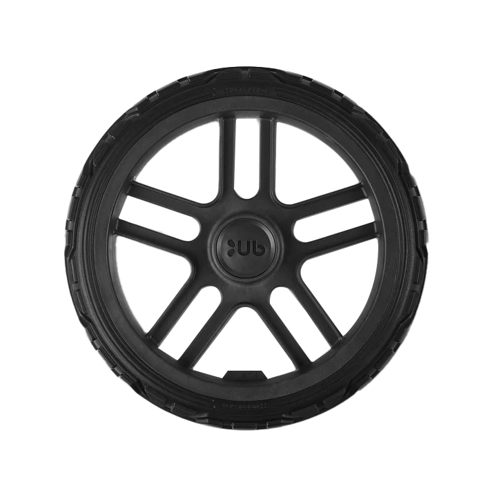 Image of wheel tread up close side view.