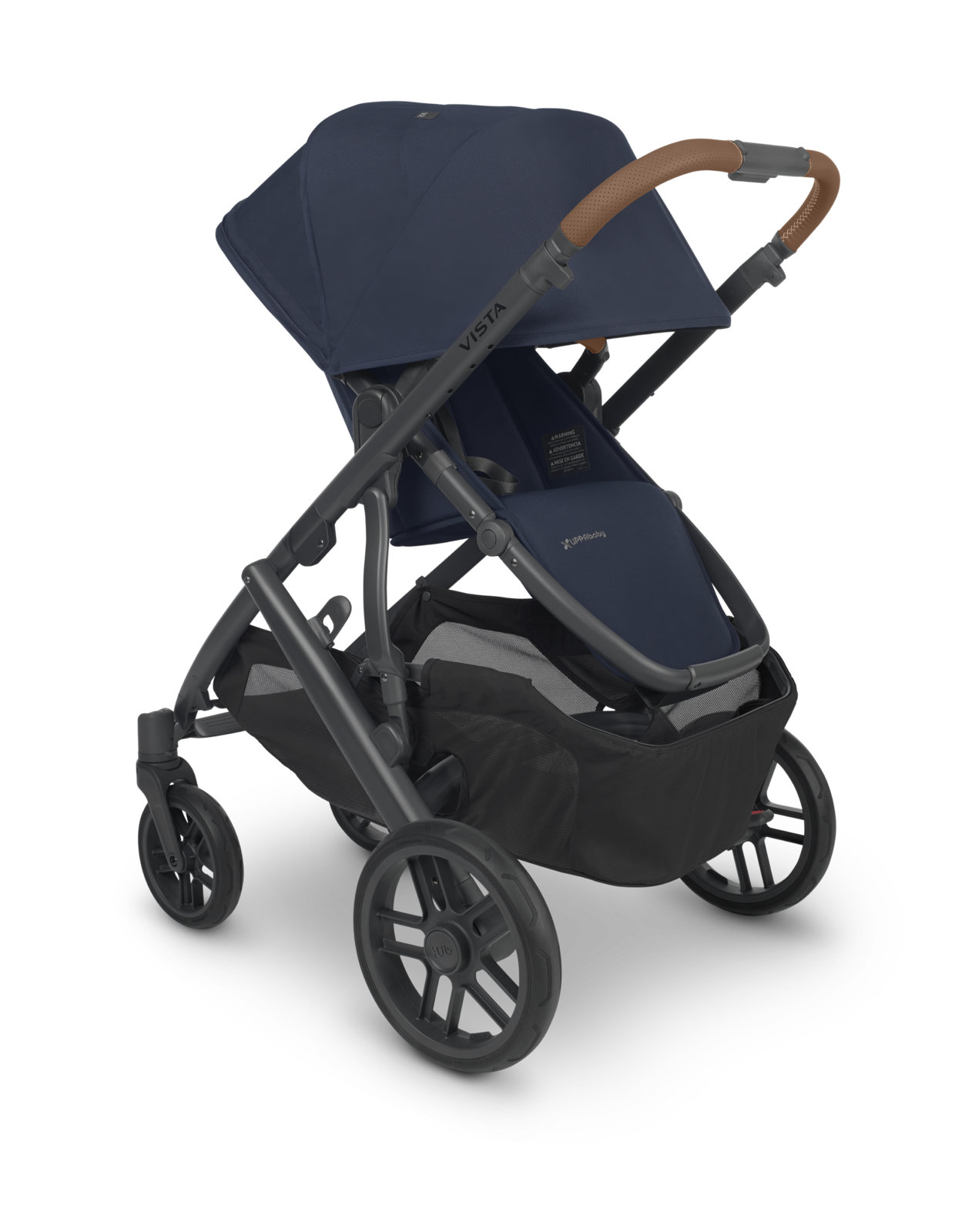 UPPAbaby Vista V2 Stroller - Navy + Carbon Frame (Noa)