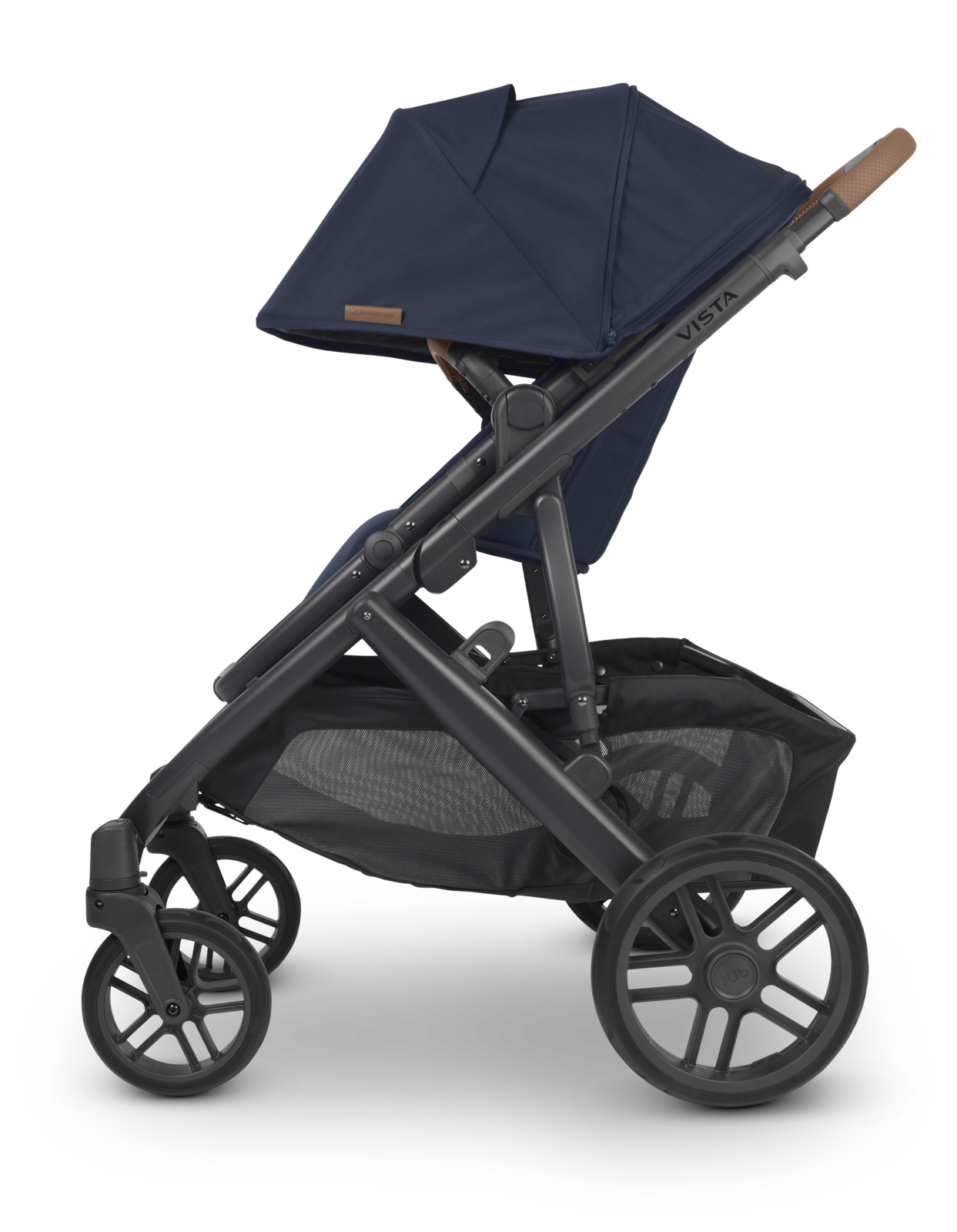 UPPAbaby Vista V2 Stroller - Navy + Carbon Frame (Noa)