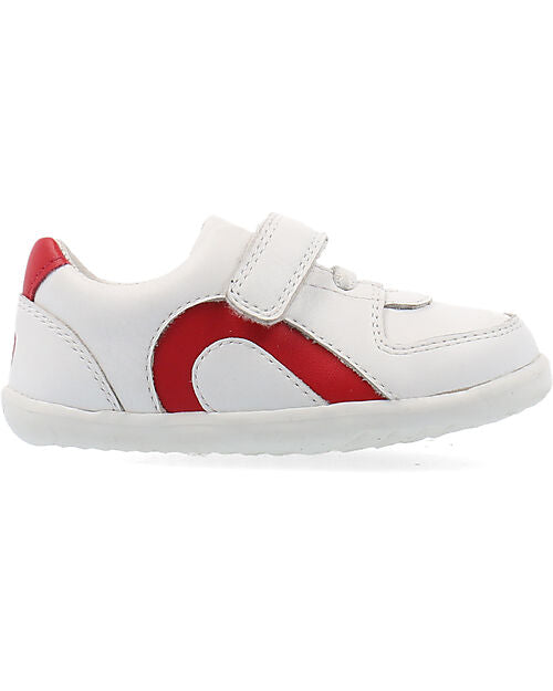 Bobux Step Up Comet Shoes White/Red