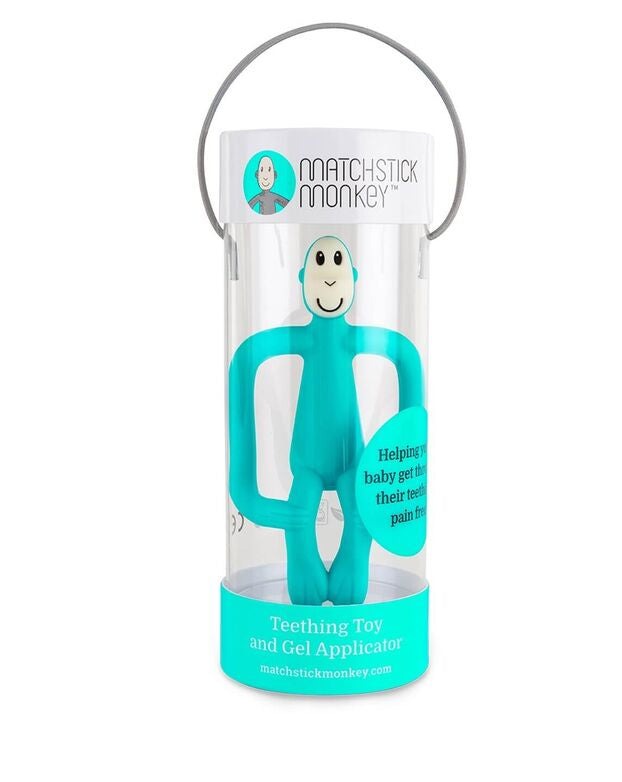 Matchstick Monkey Orignial Teething Toy - Emerald Green