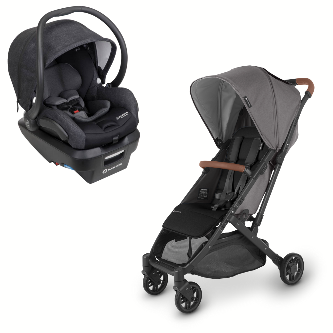 UPPAbaby Minu V2 Maxi Cosi Mico Luxe Capsule and Base Bundle