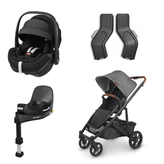 Baby EXPO - UPPAbaby Cruz V2 Stroller & Maxi Cosi Pebble 360 Pro Capsule and Base Bundle