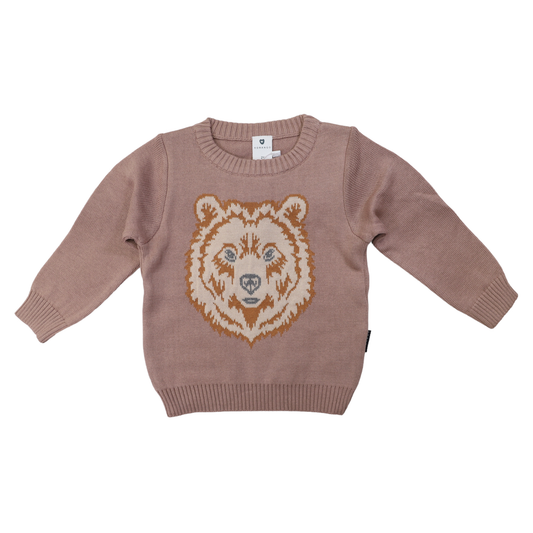 Korango Bear Knit Sweater Hazelnut