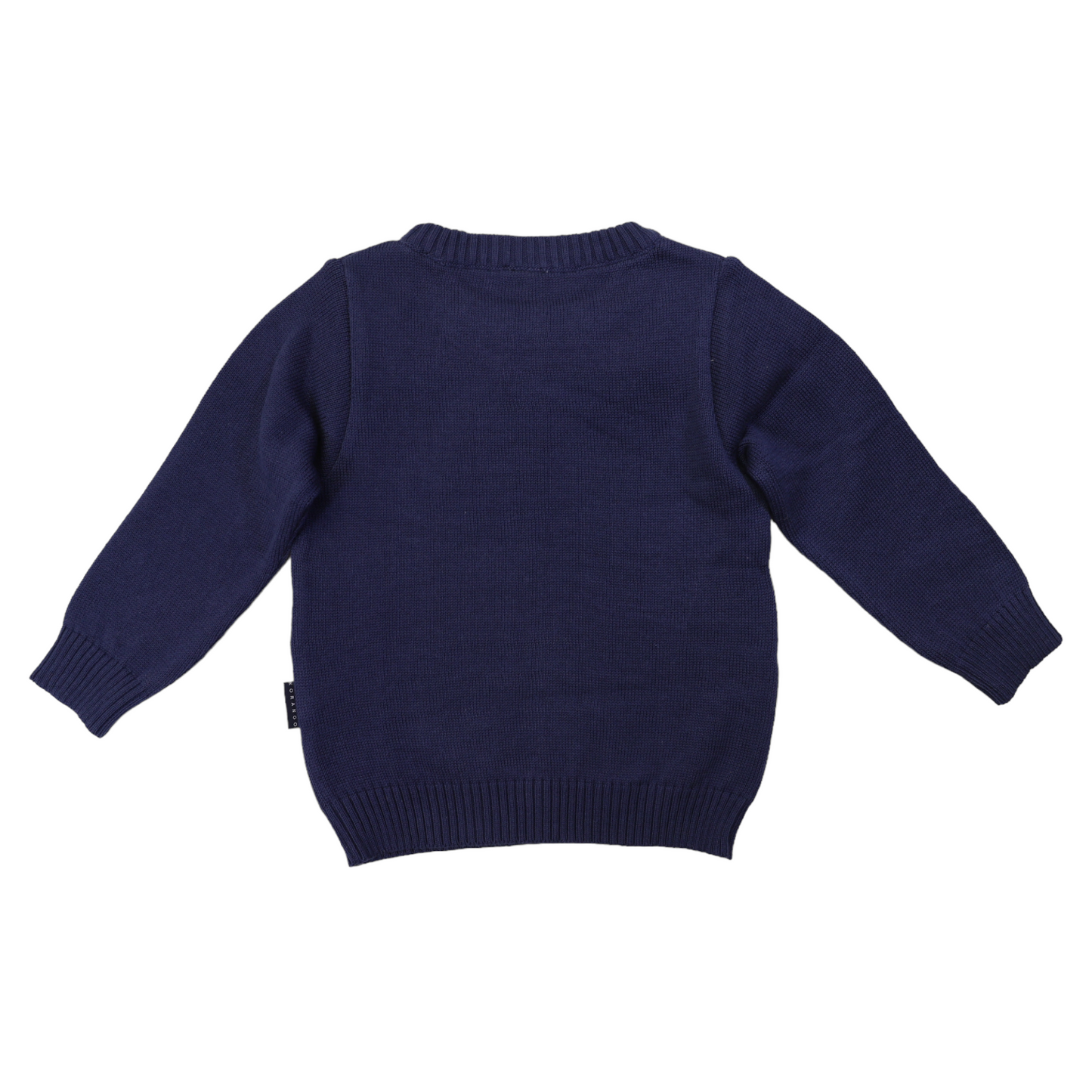 Korango Bear Knit Sweater Peacoat