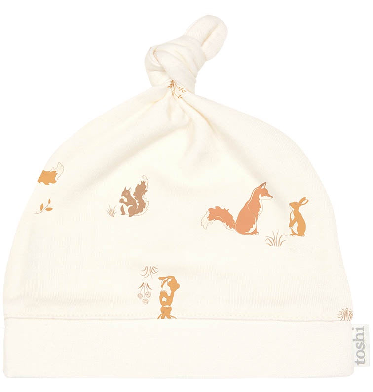 Toshi Baby Beanie Classic Enchanted Forest Feather