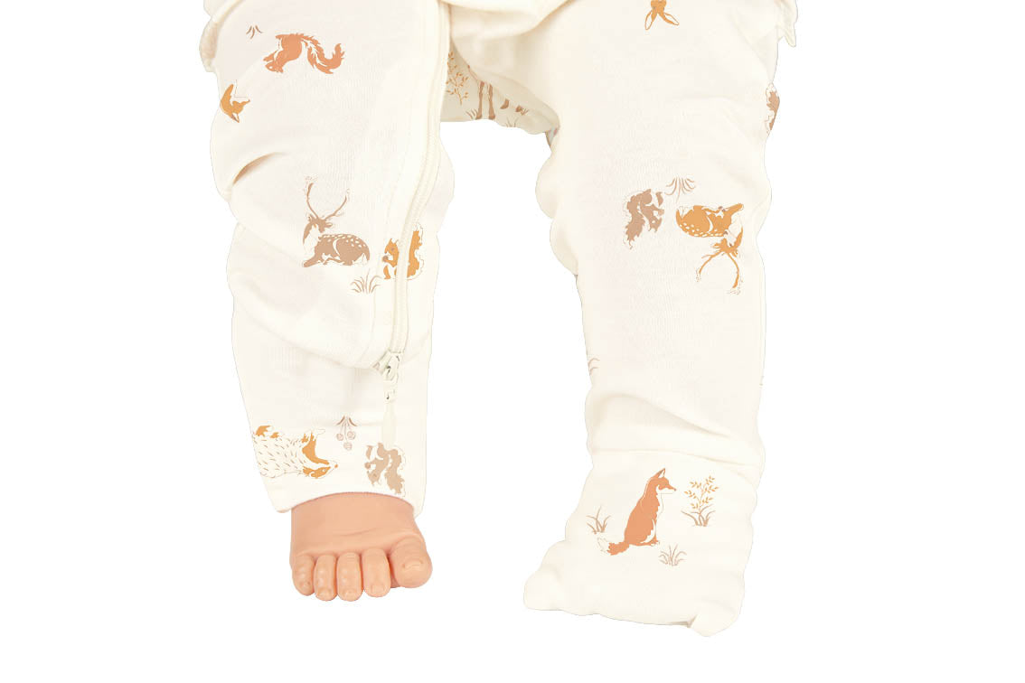 Toshi Onesie Long Sleeve Classic Enchanted Forest Feather