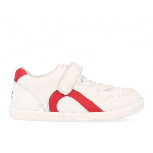 Bobux IWalk Comet Shoes White/Red