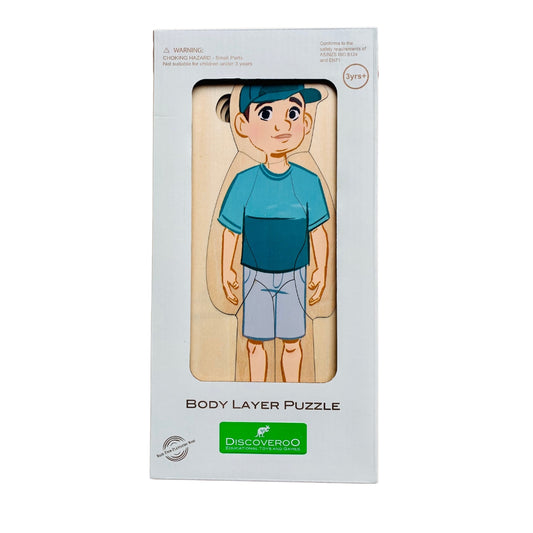 Discoveroo 5 Layer Body Puzzle - Boy