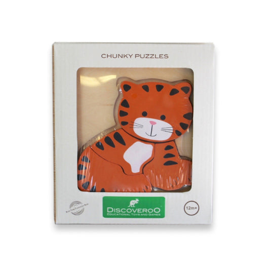 Discoveroo Chunky Puzzle Tiger