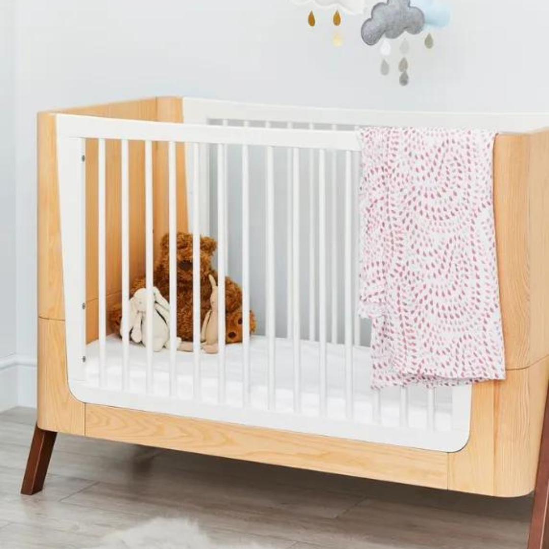 Gaia Hera Cot  Bed Natural Ash/Walnut