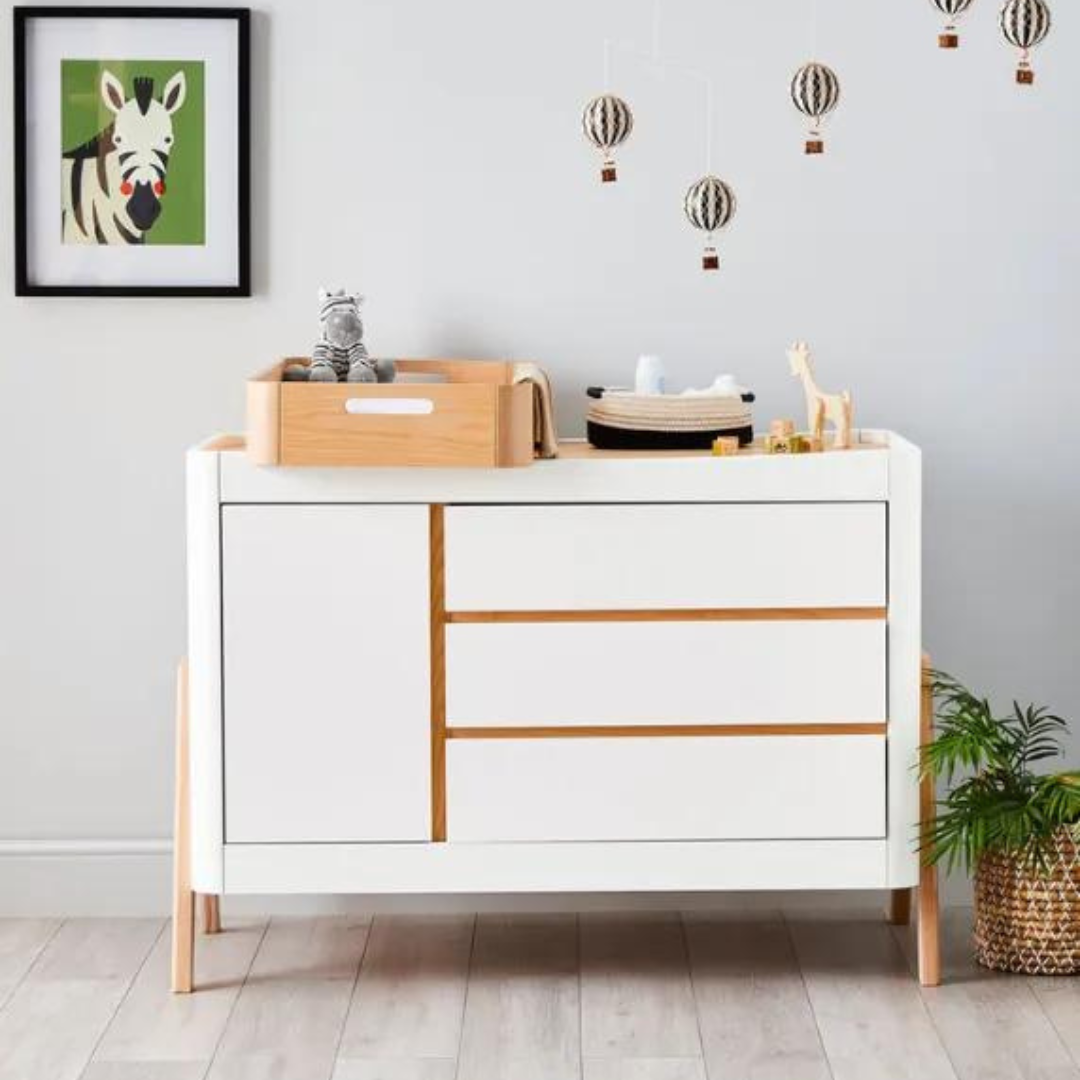 Gaia Hera Dresser Scandi White/Natural