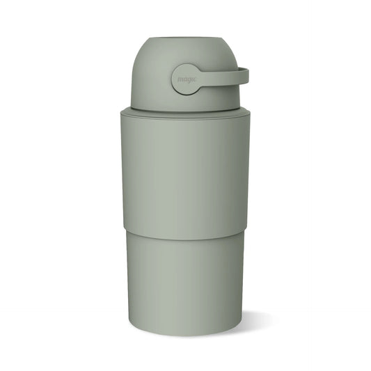 Magic Heka L Telescopic  Nappy Bin - Lichen on a white background 