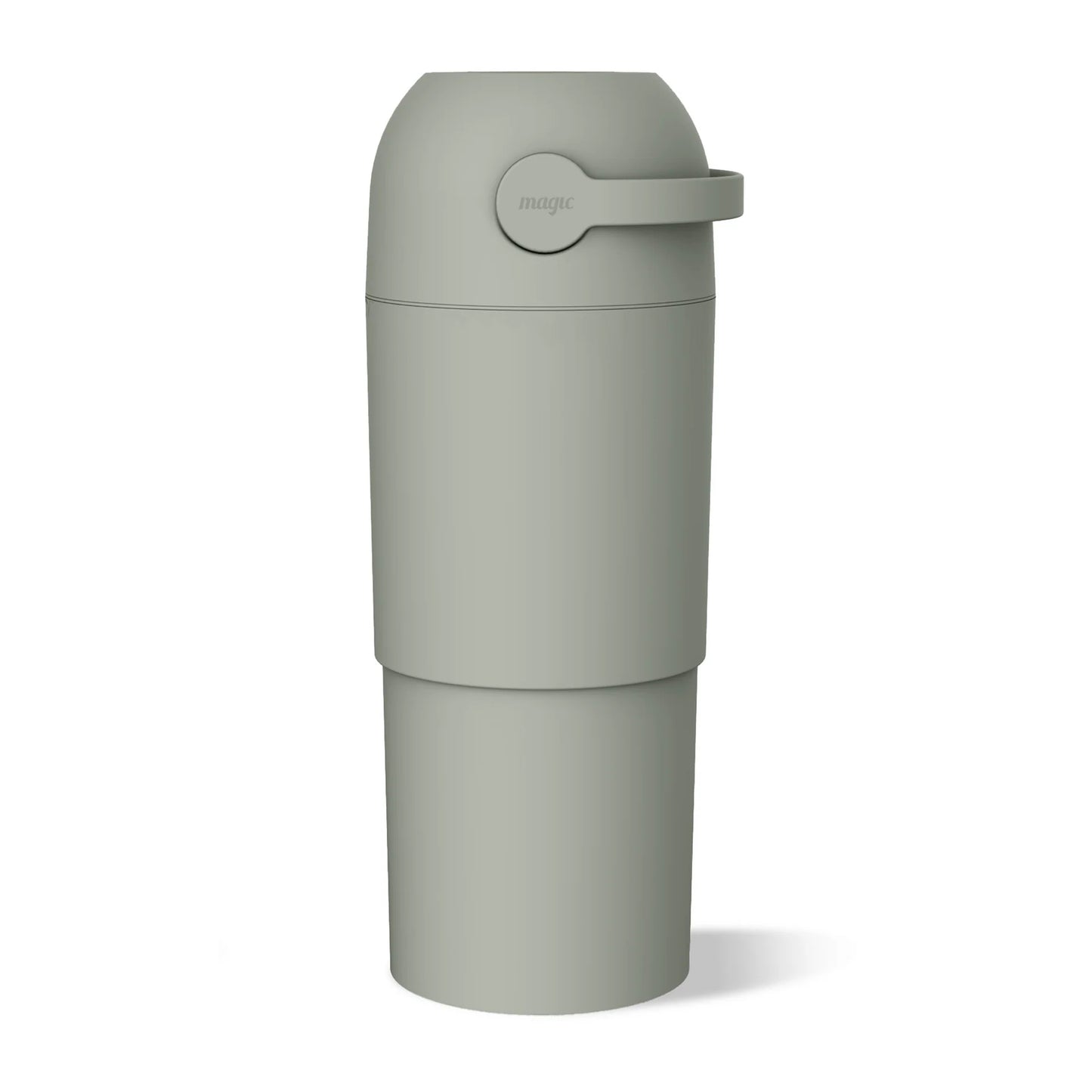 Magic Thoth L Telescopic Nappy Bin - Lichen on a white background 