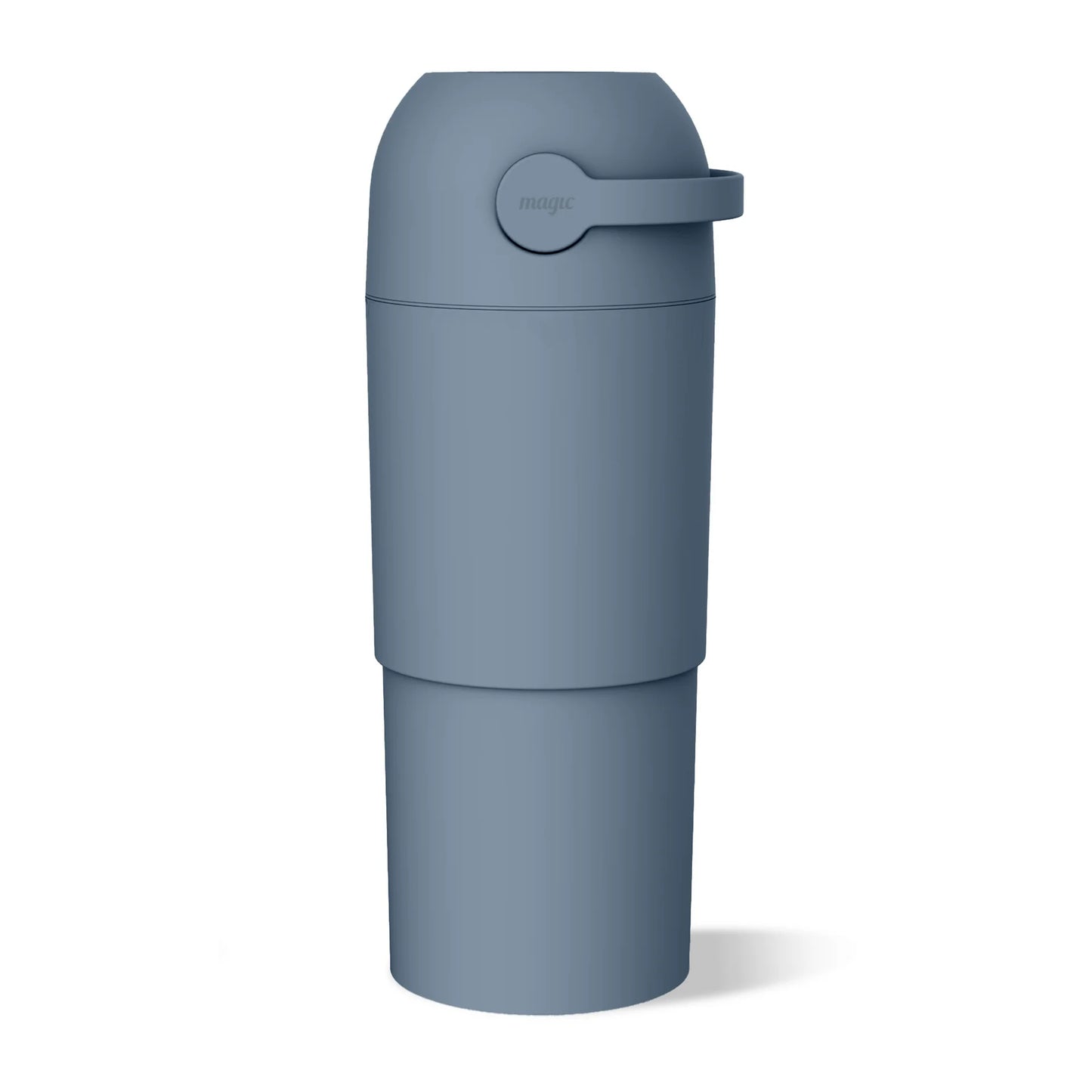 Magic Thoth L Telescopic Nappy Bin - Pigeon Blue on a white background 