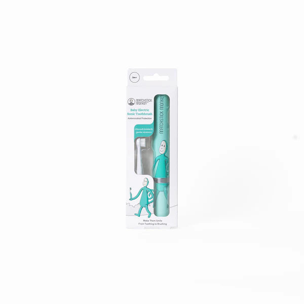 Matchstick Monkey Baby Sonic Toothbrush - Monkey Green – Hatch Baby & Child