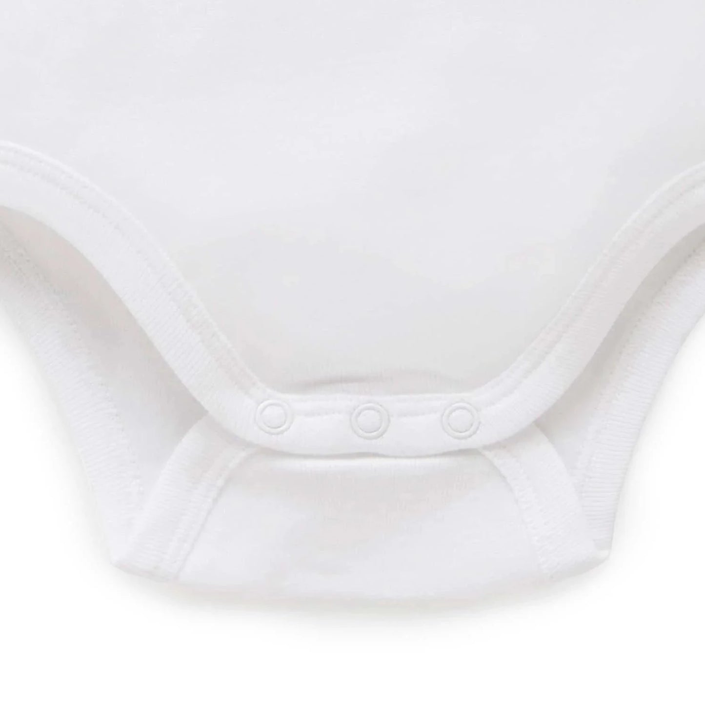 Purebaby Rib Bodysuit 2 Pack - White