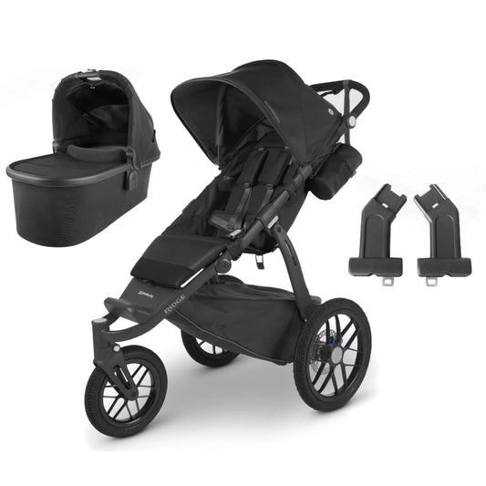 Baby EXPO - UPPAbaby RIDGE Stroller + UPPAbaby V3 Bassinet Bundle