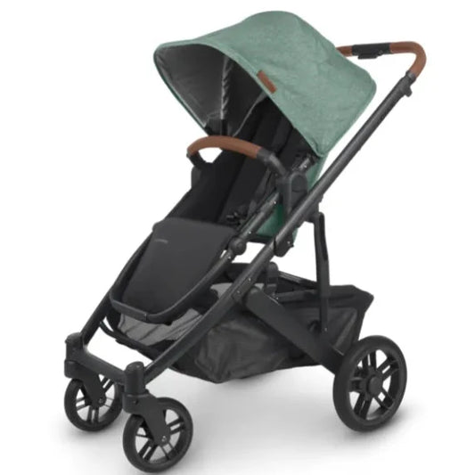 UPPAbaby Cruz V2 - GWEN (Green Melange + Carbon Frame + Chestnut Leather))