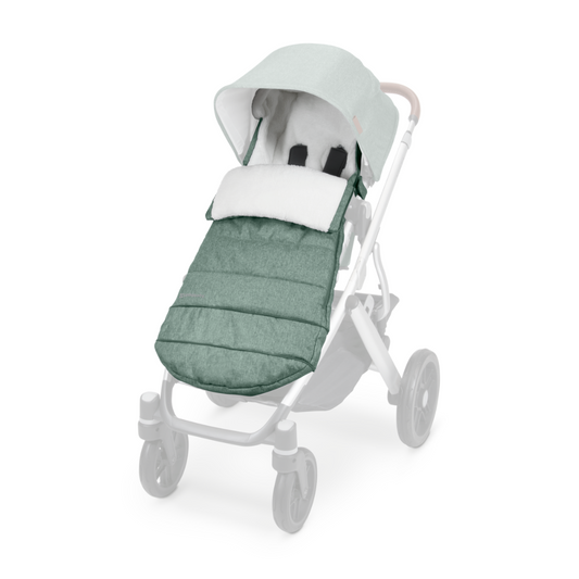 Gwen Ganoosh ons stroller showing fleece lining. 