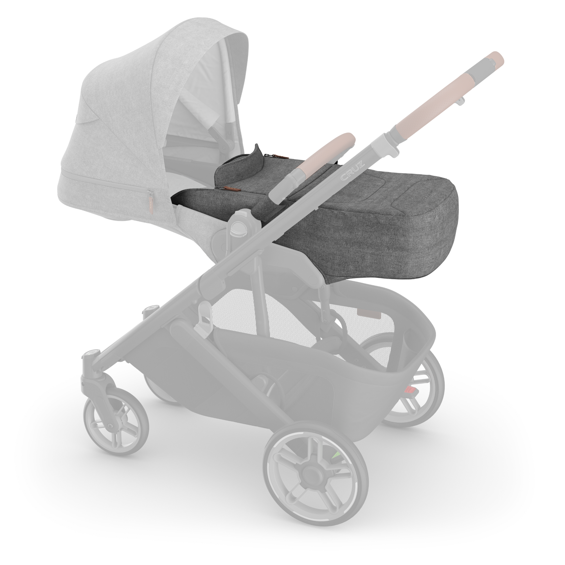 Charcoal stroller infant insert