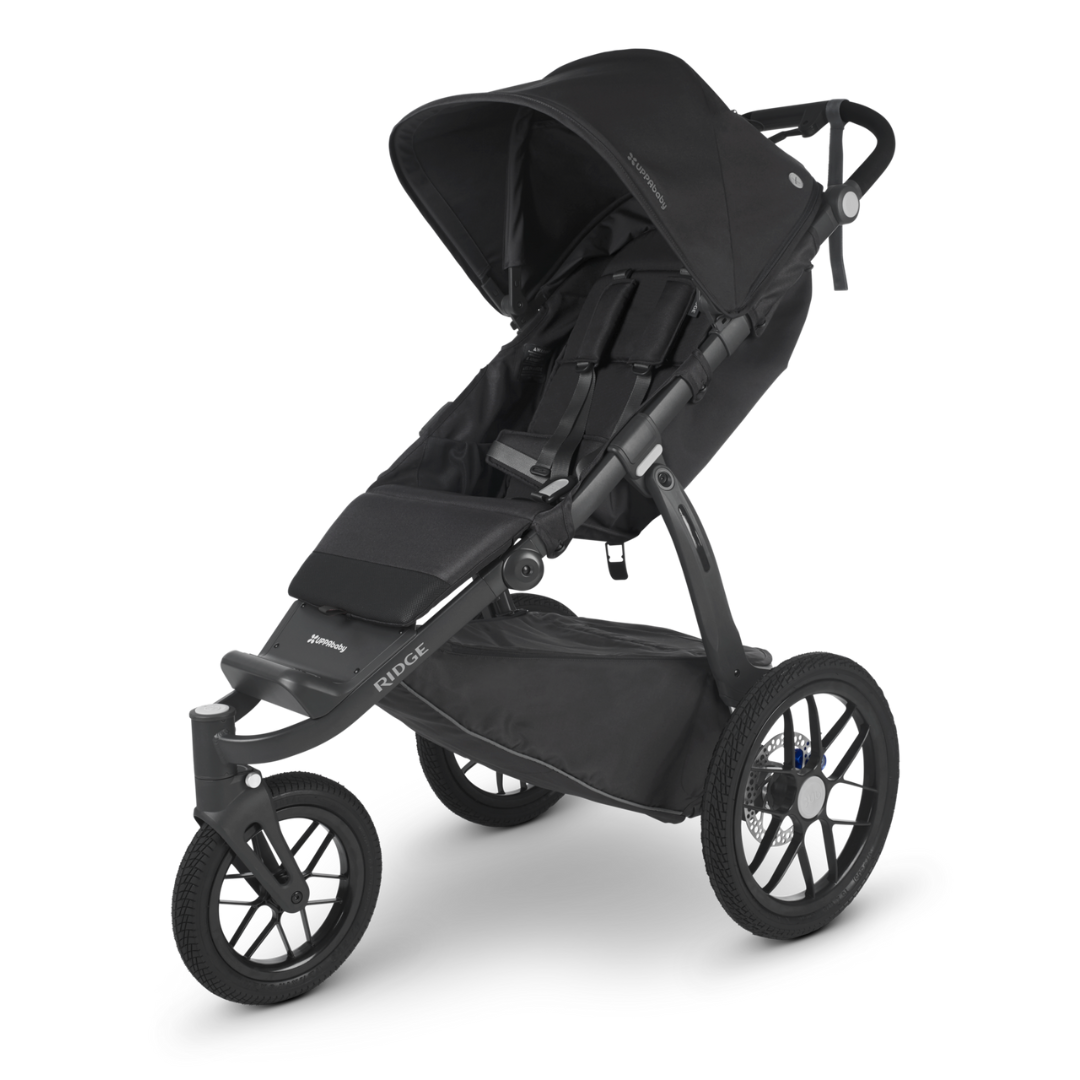 Ridge Black Three Wheel Stroller 
